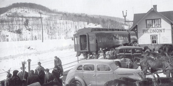 Station, Piedmont. (Photo - Skiing Legends and the Laurentian Lodge Club)